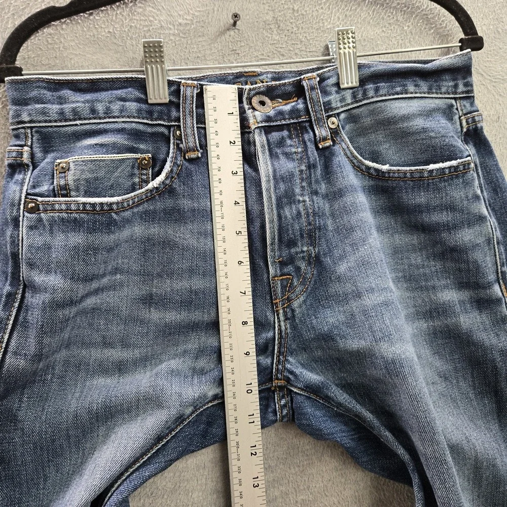 American Eagle Outfitters Men Jeans 30X34 Blue Denim Slim‎ Button 29